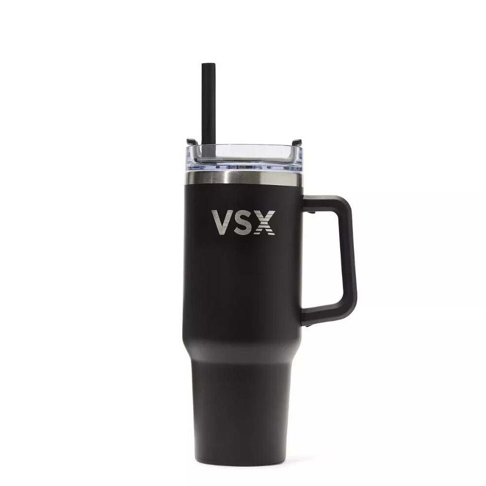 Victoria's Secret VSX Tumbler Black Quencher Stainless Steel Vacuum Insulated